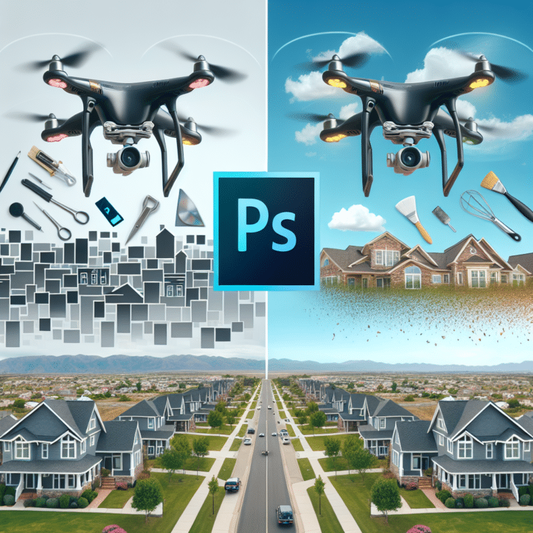 Photoshop Techniques for Spectacular Real Estate Drone Photos
