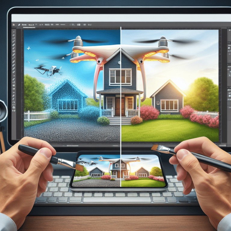  "Brightening Property Shots: A Guide to Editing Drone Photos