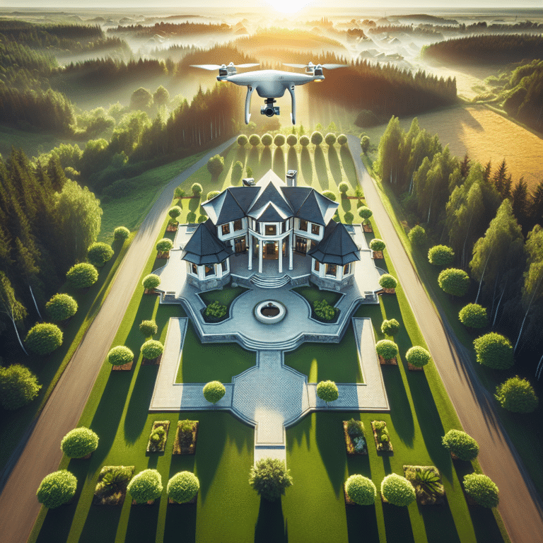 Achieving Perfect Symmetry with Drone Property Photos