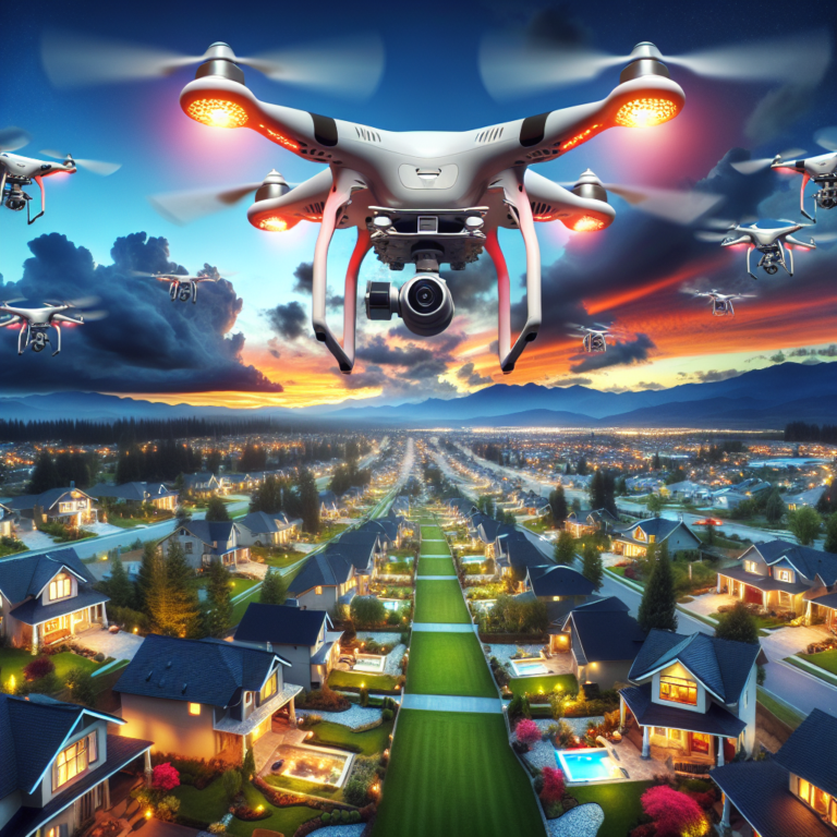 Drones with HDR capability for real estate