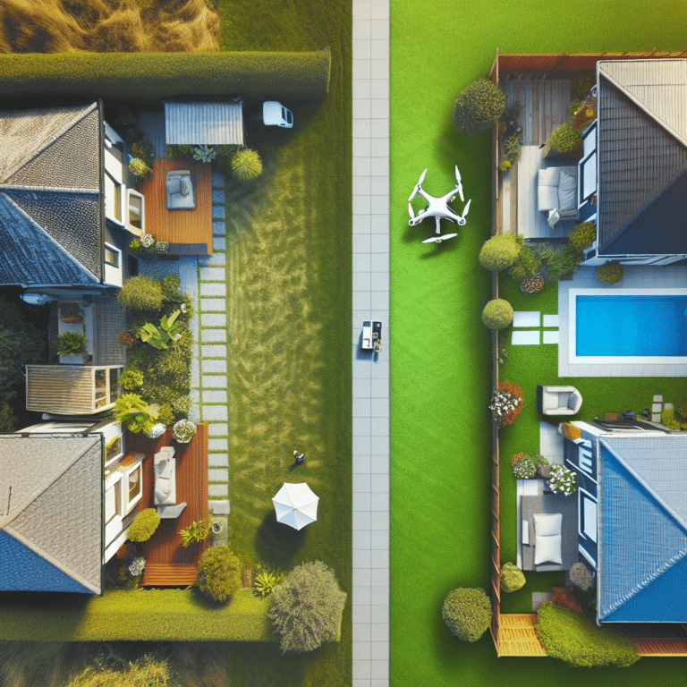 Reinventing Before-After Shots with Drones for Real Estate