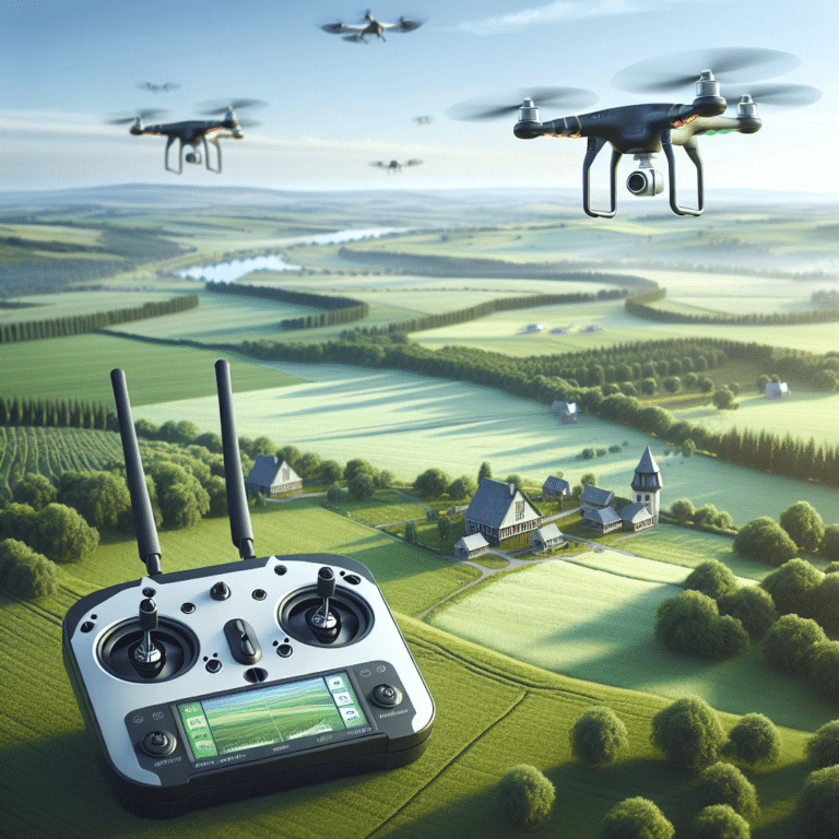 Drone controllers with extended range for large properties