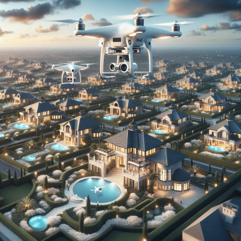 High-end drones for luxury property photography