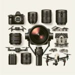 Drone camera accessories for property shoots