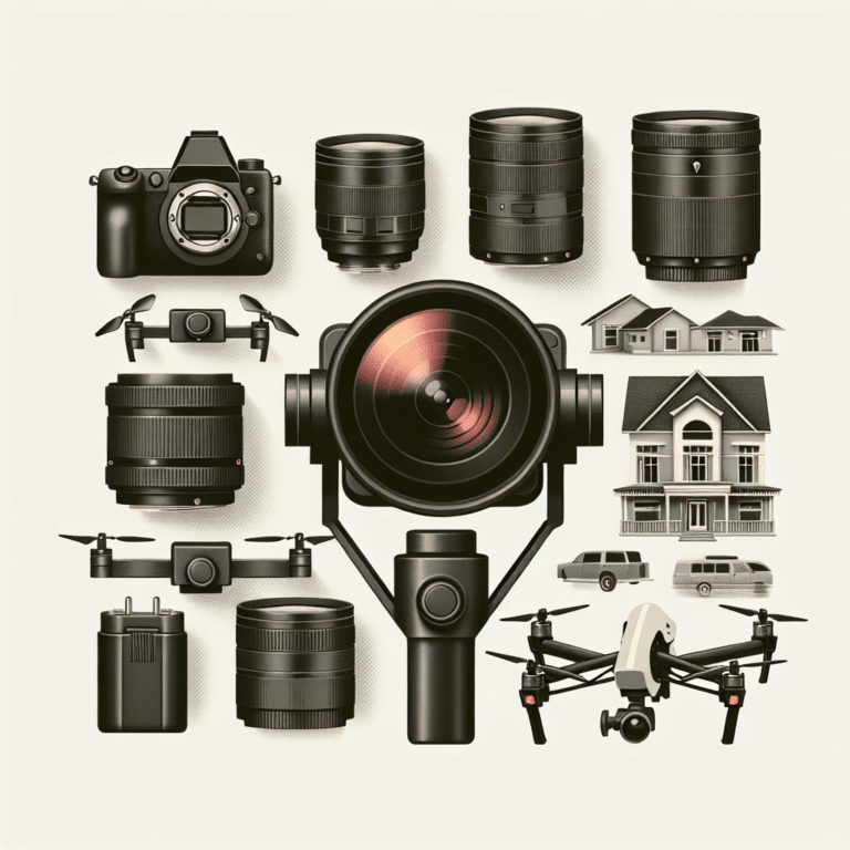 Drone camera accessories for property shoots